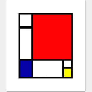 Mondrian Golden Ratio Minimalism Posters and Art